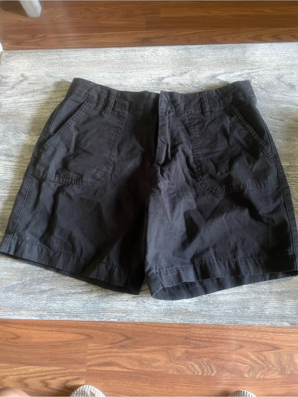 Black Casual Shorts